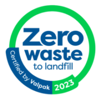 zero waste to lanfill certificated by valpak